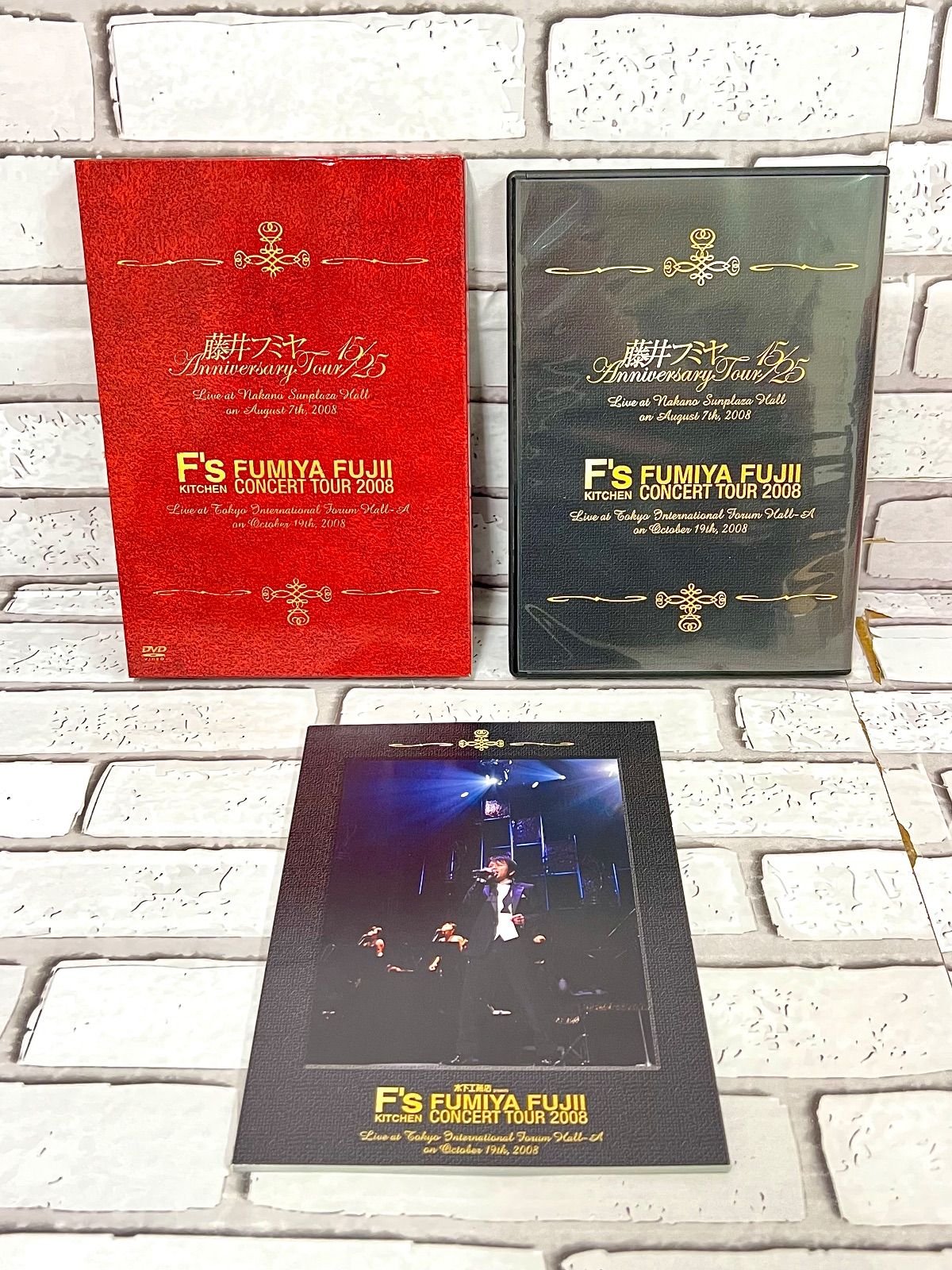 藤井フミヤ 15/25 ANNIVERSARY WITH THANKS - LIVE DVD BOX 2008【完全