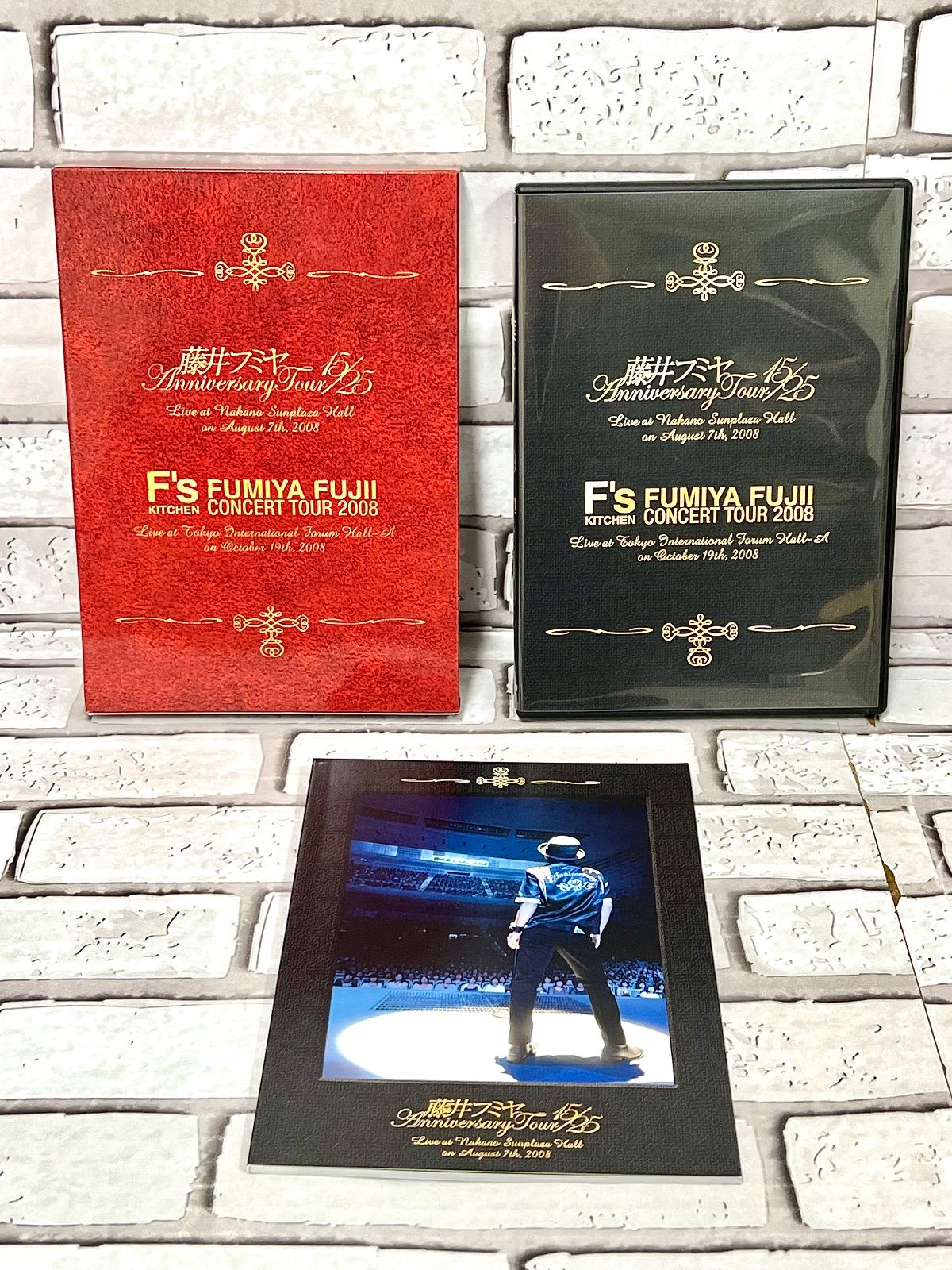 DVD 藤井フミヤ 15/25 CONCERT TOUR 2008 新品未開封 W4-23】△ 藤井フミヤ Anniversary Tour 15/25 F's KITCHEN FUMIYA