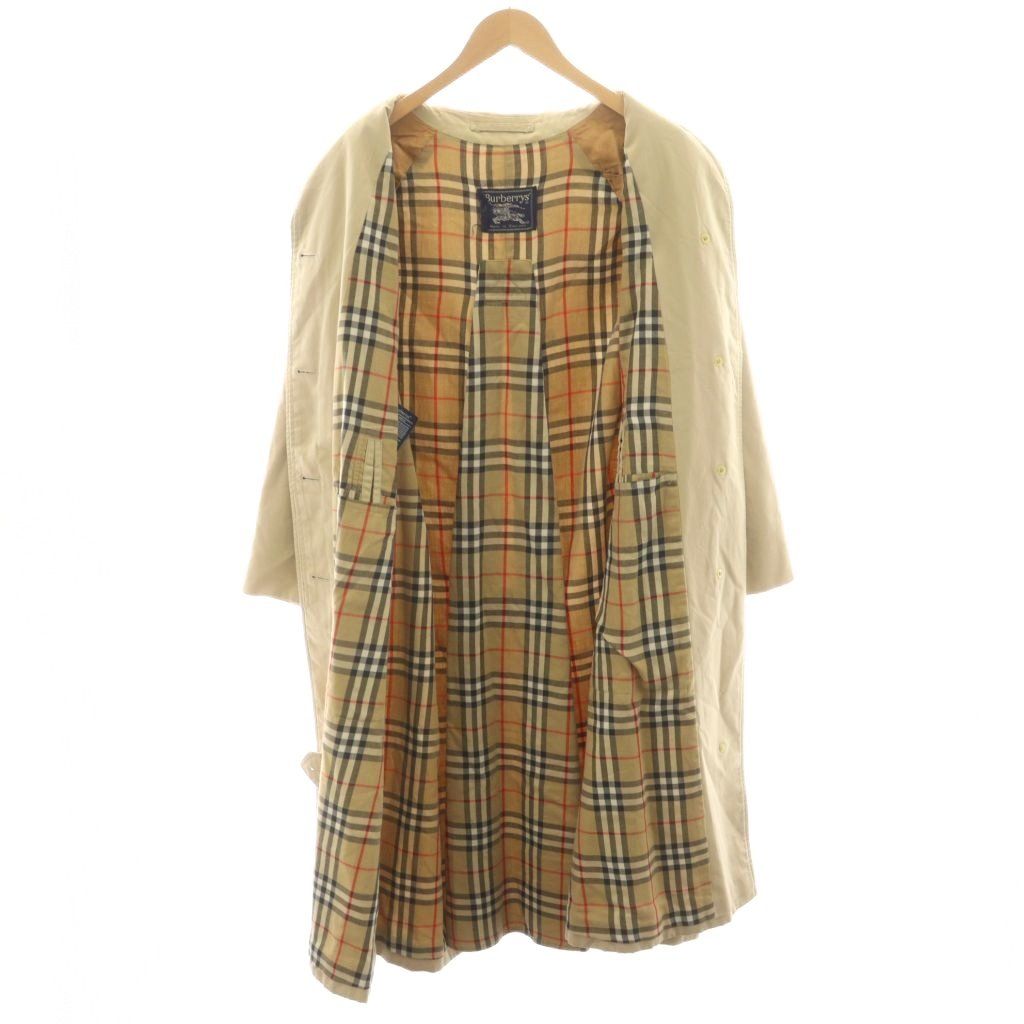 【ゆうき様】バーバリーズ ステンカラーノバチェック ロング丈 ヴィンテージ バーバリーズ Burberrys ヴィンテージ 注文 ノバチェック ステンカラー