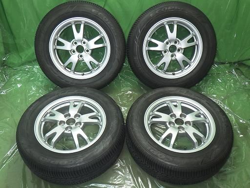 【定番，セール】 【中古】BRIDGESTONE プリウス  純正   15インチ ブリヂストン エコピアEP25 15インチ