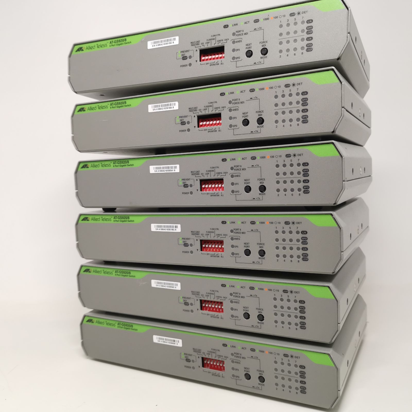 エッジスイッチ アライドテレシス AT-GS920/8 6台セット - メルカリ