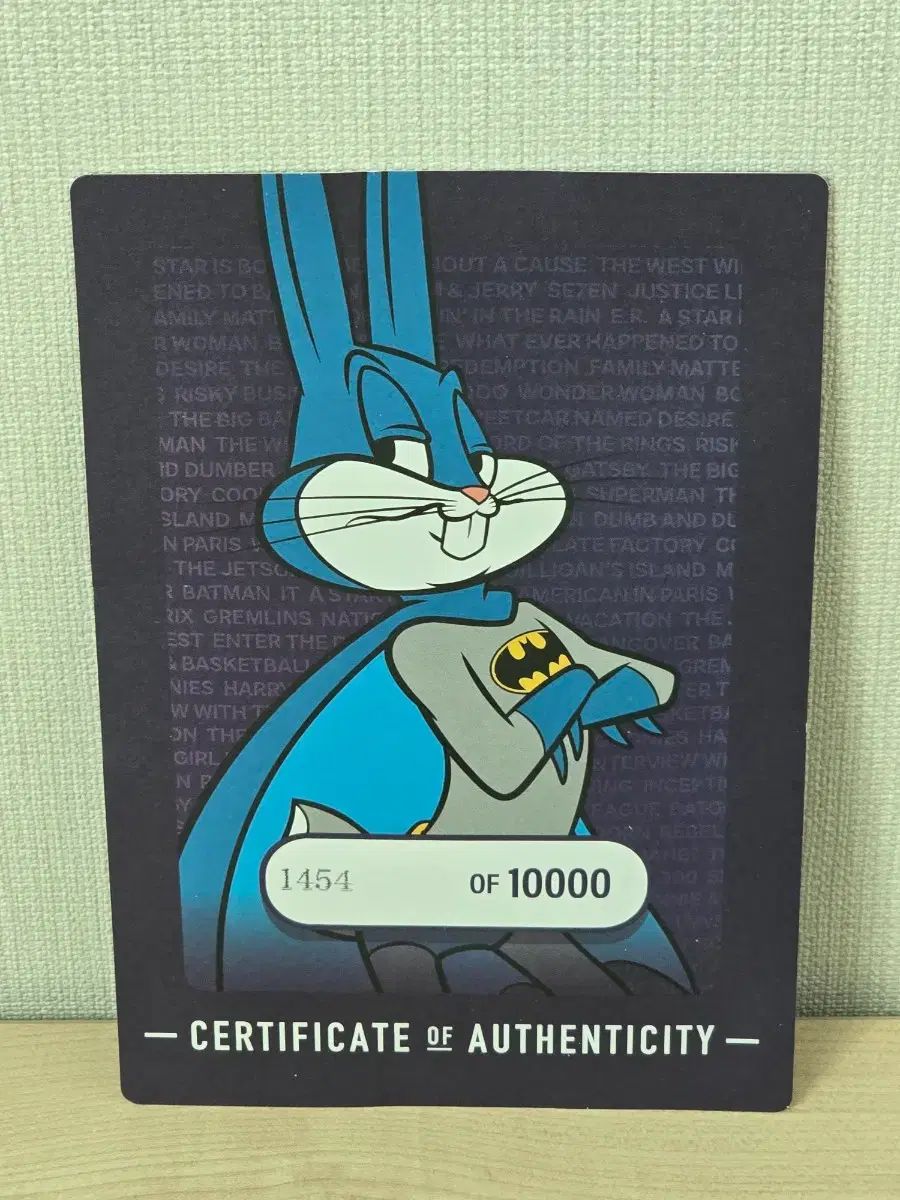 ワーナーブラザーズ バックスバニー LIMITED EDITION ワーナーブラザーズ バックスバニー LIMITED EDITION Classic Bugs