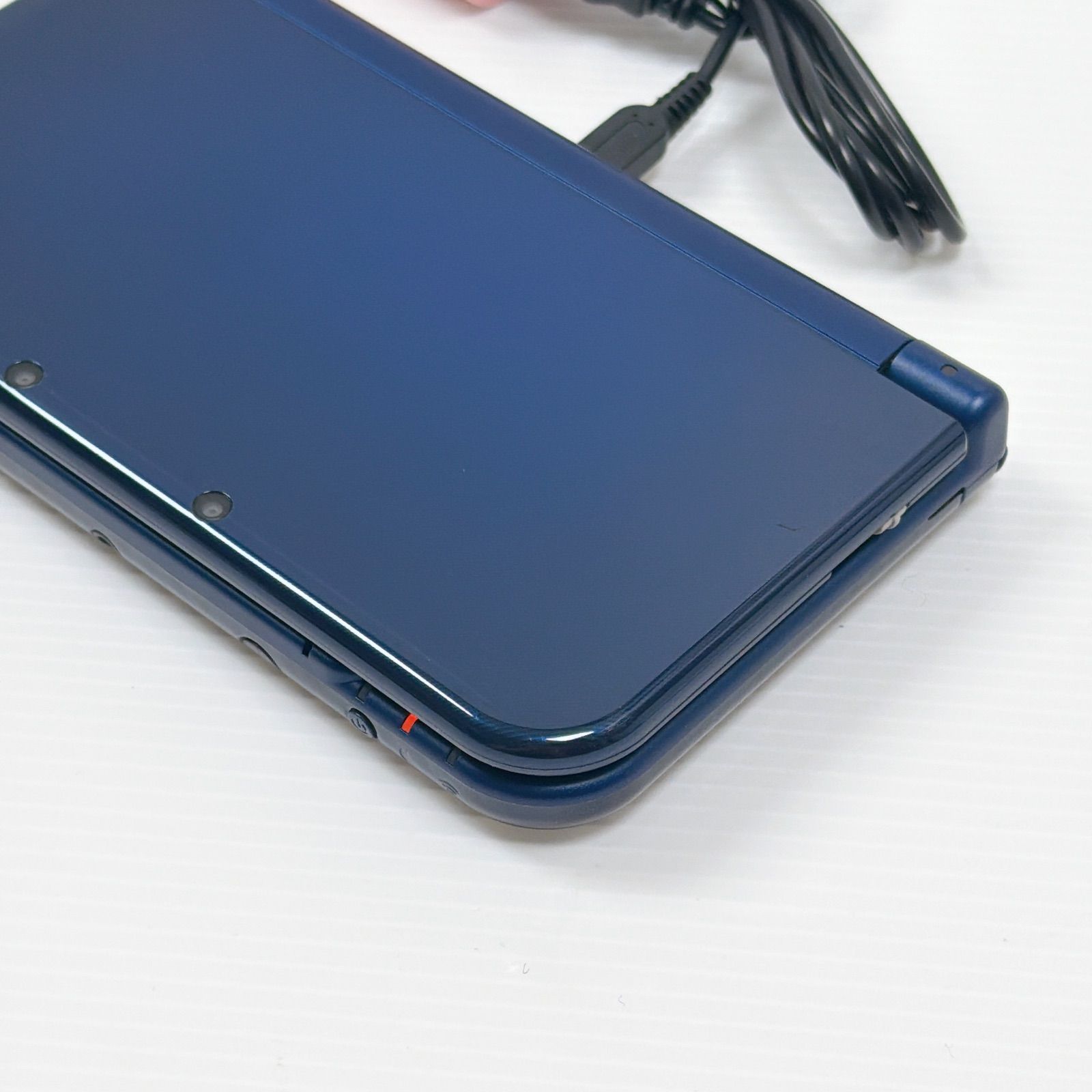 New ニンテンドー 3DSLL メタリックブルー 上画面IPS液晶 外装美品