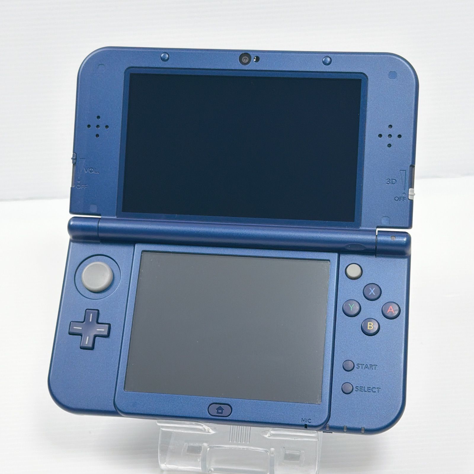New ニンテンドー 3DSLL メタリックブルー 上画面IPS液晶 外装美品