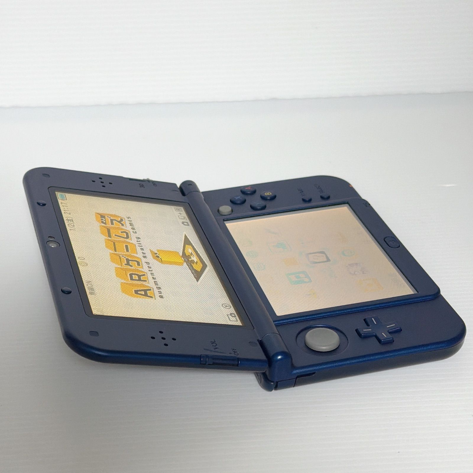 New ニンテンドー 3DSLL メタリックブルー 上画面IPS液晶 外装美品