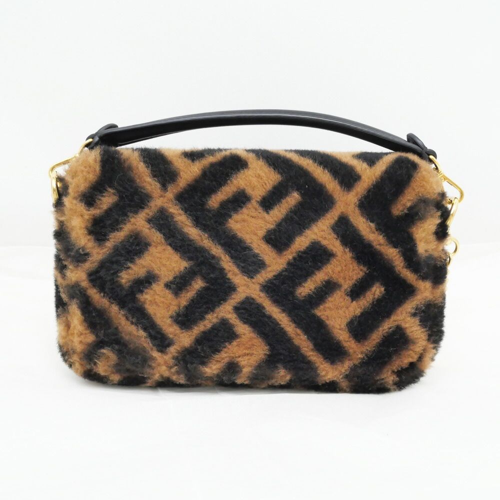 FENDI フェンディ マンマバケット ハンドバッグ ミニ ズッカ柄 名東】フェンディ マンマバケット ミニ ズッカ柄 ハンドバッグ