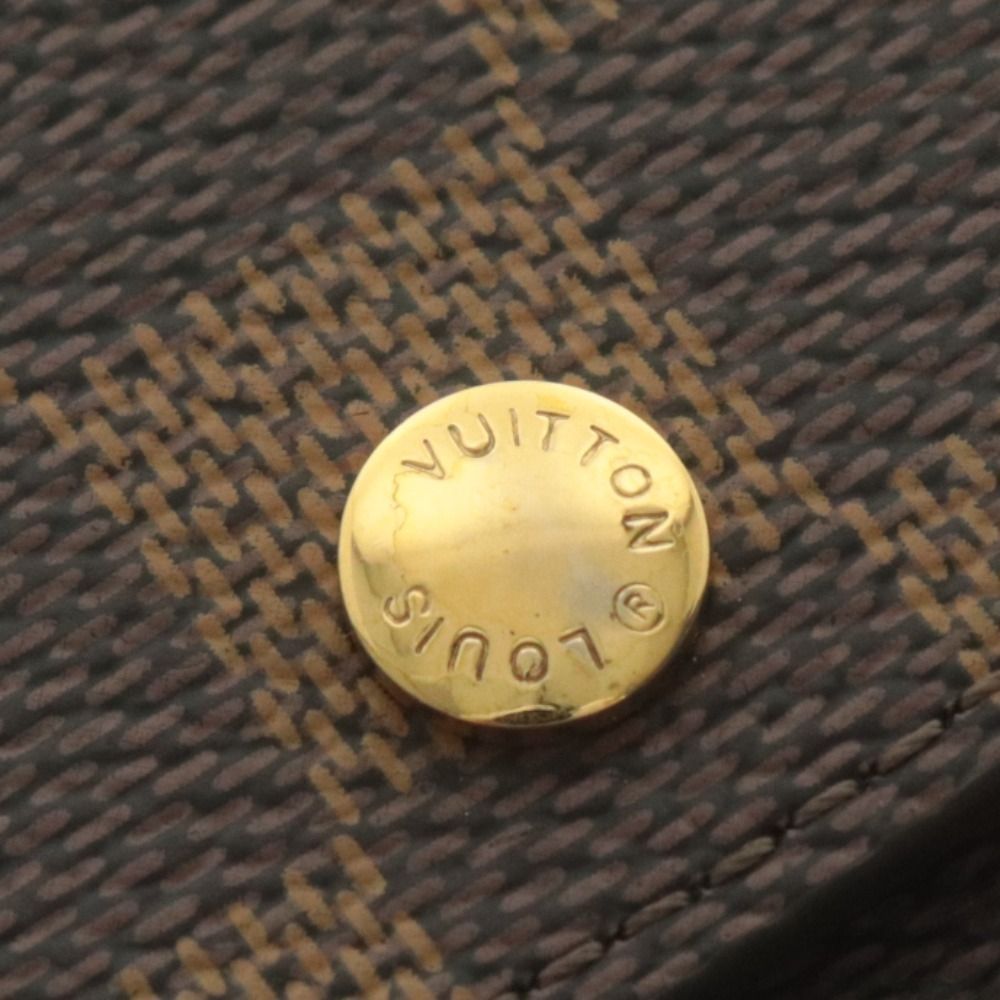 □ LOUIS VUITTON ルイ・ヴィトン 長財布 三つ折り ダミエ