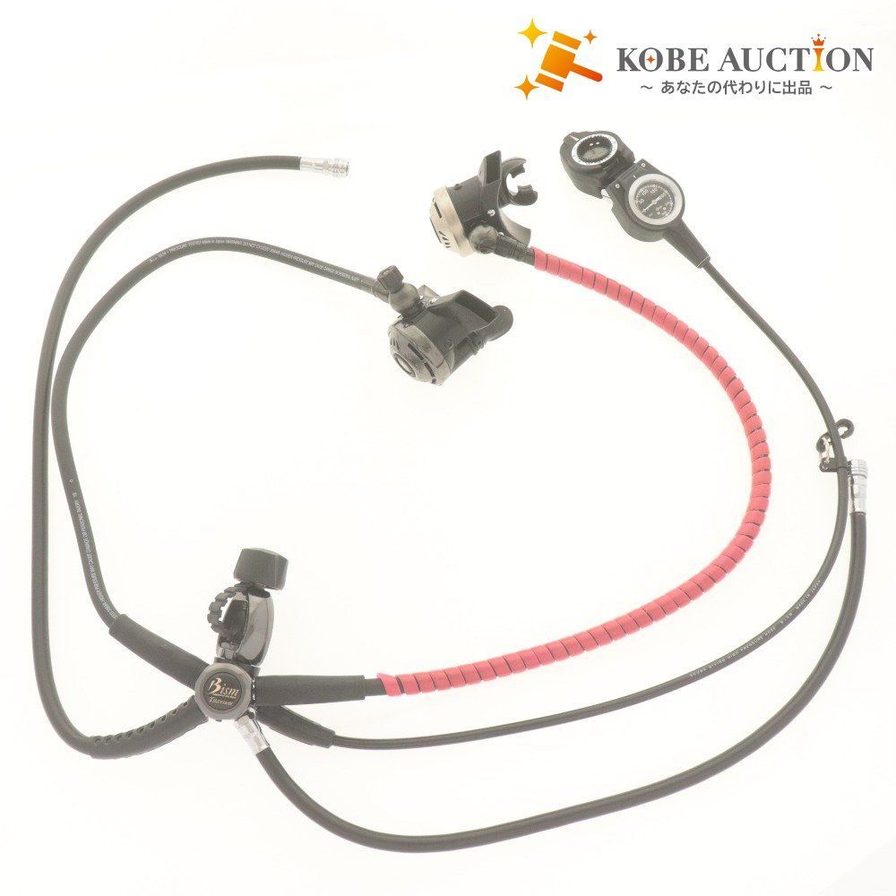 BISM チタン製レギュレーター　オクトパス　ダイビング器材　ビーイズム □ Bism ビーイズム レギュレーター Titanium EX チタニウム チタン