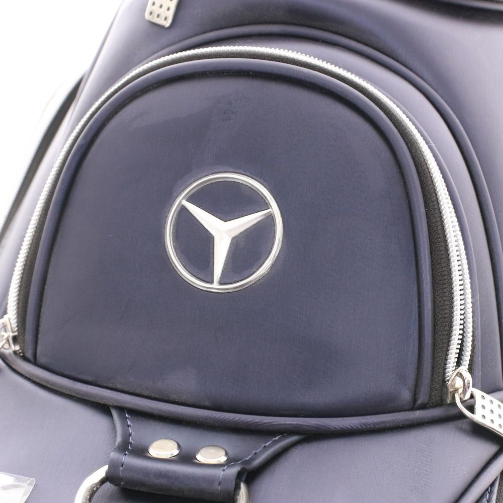 【未使用級】タイトリスト メルセデスベンツ ゴルフ ネイビー MERCEDES-BENZ メルセデス ベンツ ×Titleist カートバッグ ネイビー系