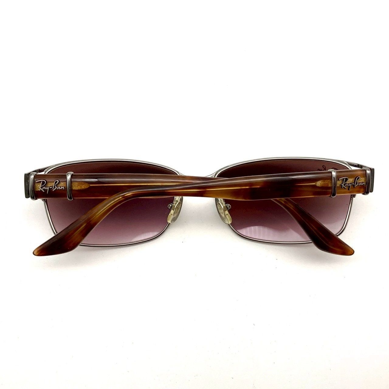 レイバン サングラス プラスチック ブラウン シルバー 美品 71222