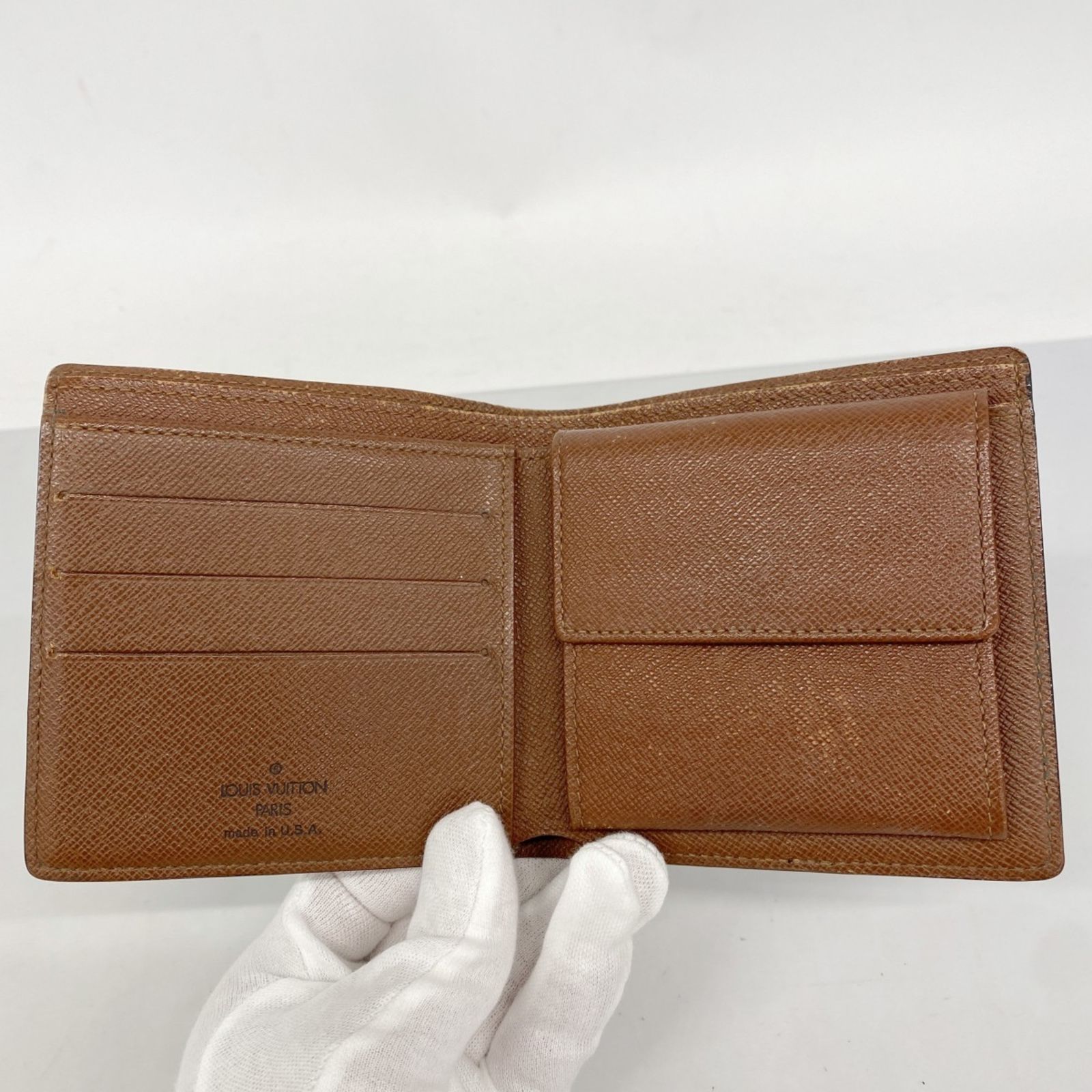 美品✨️ルイヴィトン　モノグラム　マルコ　カルトクレディモネ　折り財布　財布 LOUIS VUITTON ルイ・ヴィトン ポルト ビエ・カルト クレディ モネ