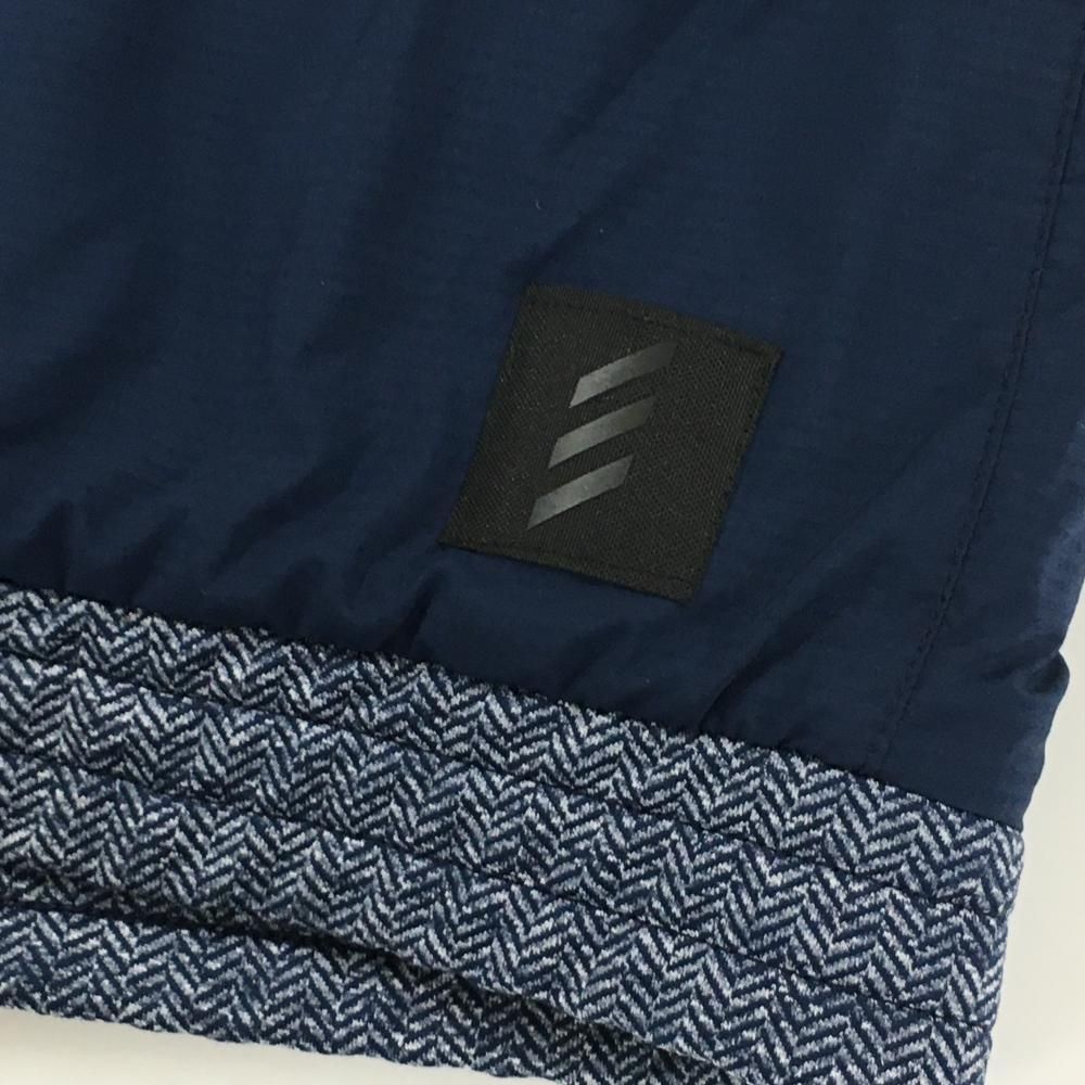 超美品】アディダス リバーシブルアウターベスト ネイビー×白 一部地