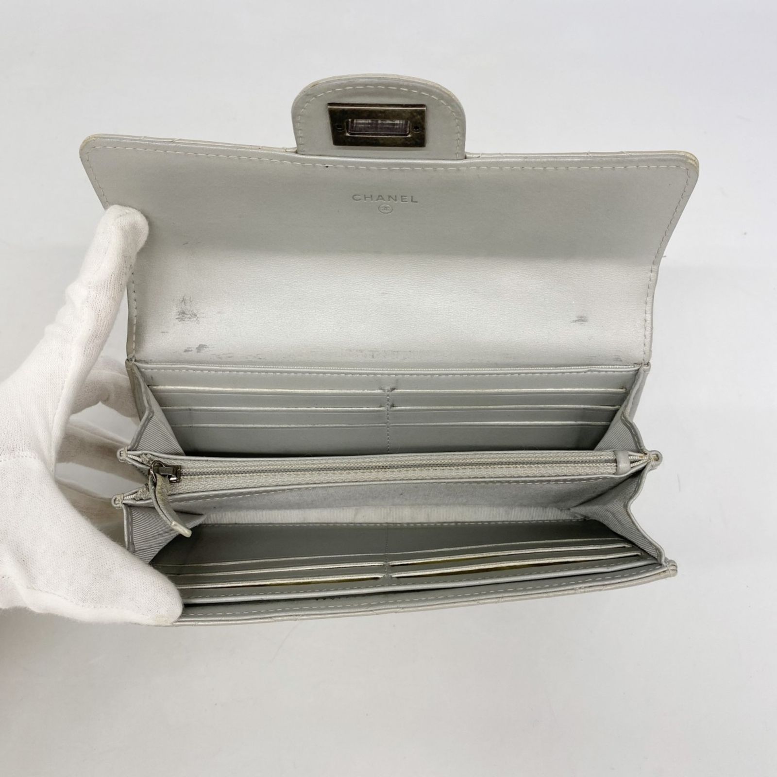 CHANEL カーフスキン　長財布 楽天市場】≪Brand new≫ CHANEL Zip Long Walette Black Gold ≪新品