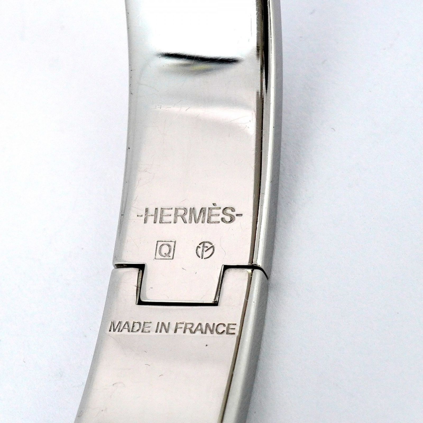 【HERMES 】エルメス バングル クリッククラックPMシルバー ホワイトPM 楽天市場】【動画有】エルメス HERMES クリッククラックPM バングル