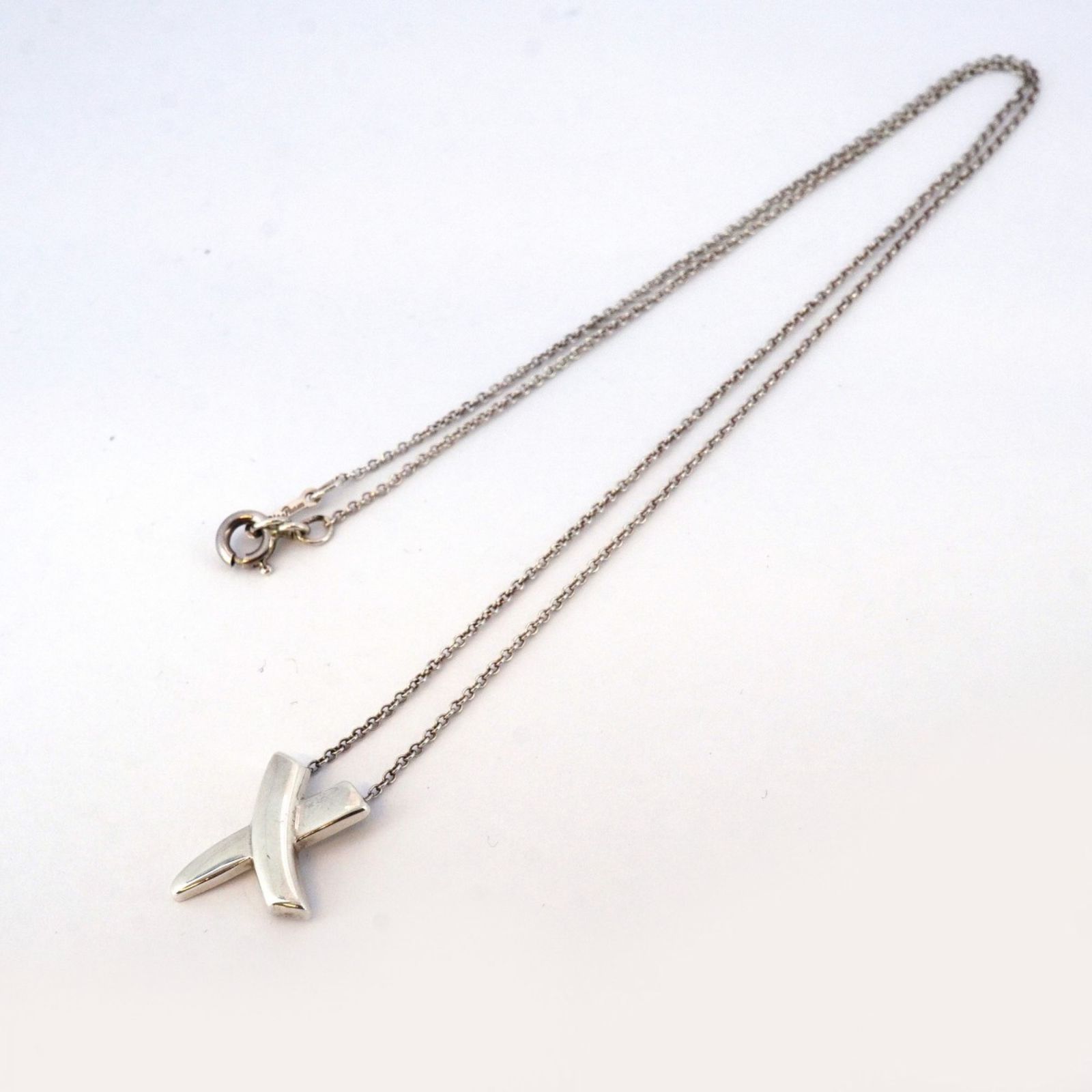 ティファニー(Tiffany) ティファニー ネックレス キス シルバー925