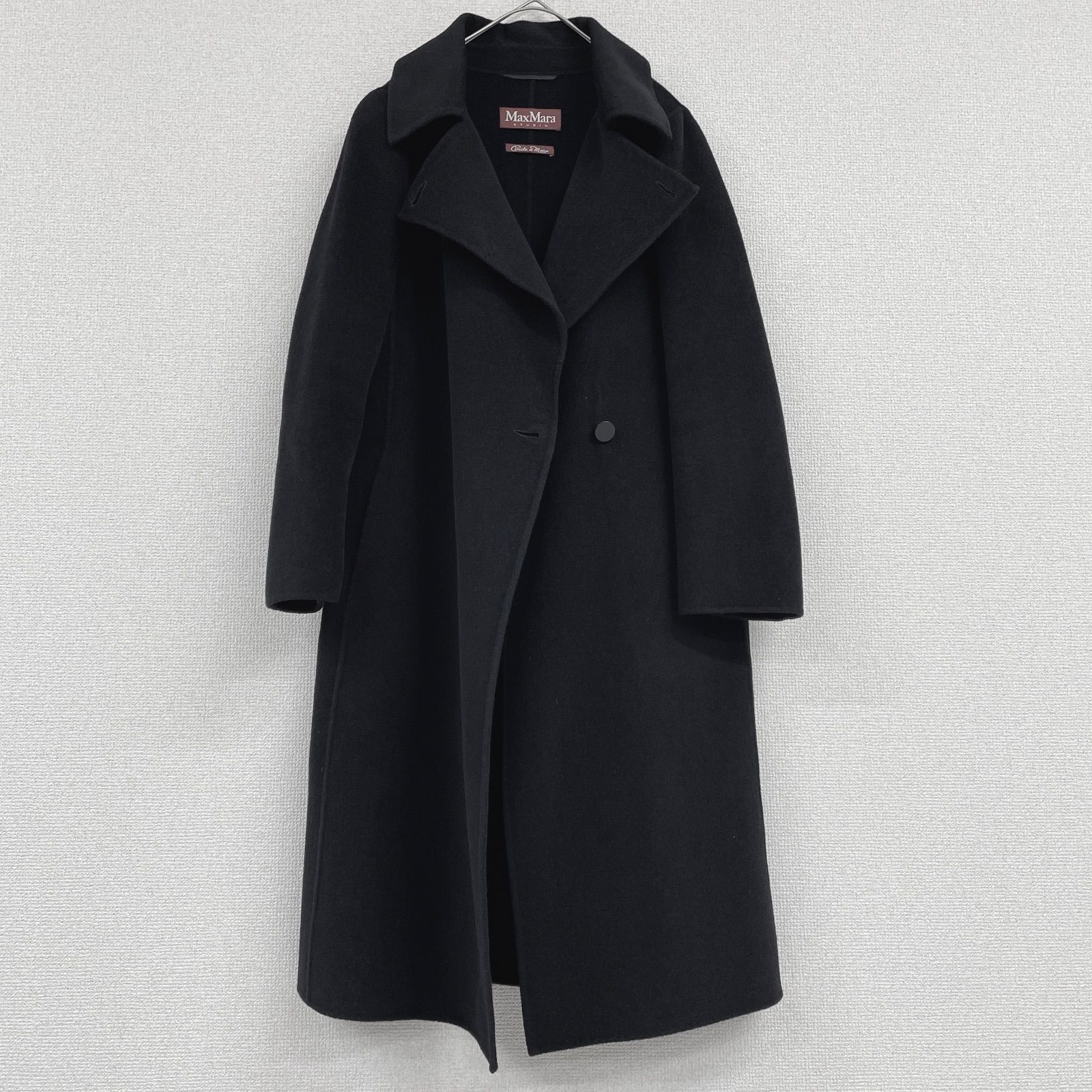 【美品】マックスマーラ ステューディオ　ウールカシミアコート　クチートアマーノ MaxMara STUDIO マックスマーラ ステュディオ ロングコート クチート