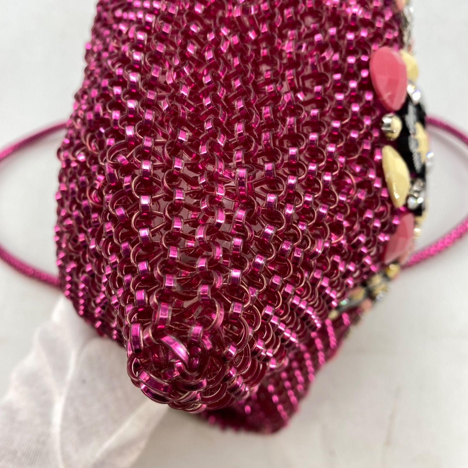 アンテプリマ ハンドトートバッグ ワイヤー 最も安い ピンク フラワー