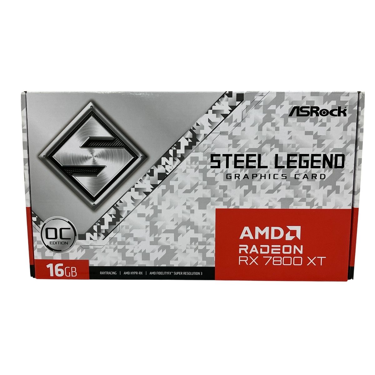 ASRock AMD Radeon RX 7800 XT Steel Legend 16GB OC RX7800XT SL 16GO