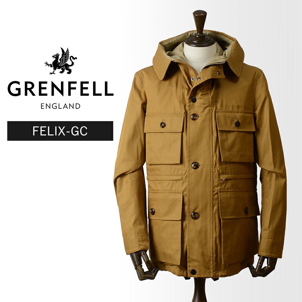 40%OFF/定価173,800円】グレンフェル 新品 ブルゾン FELIX-GC 38 タン