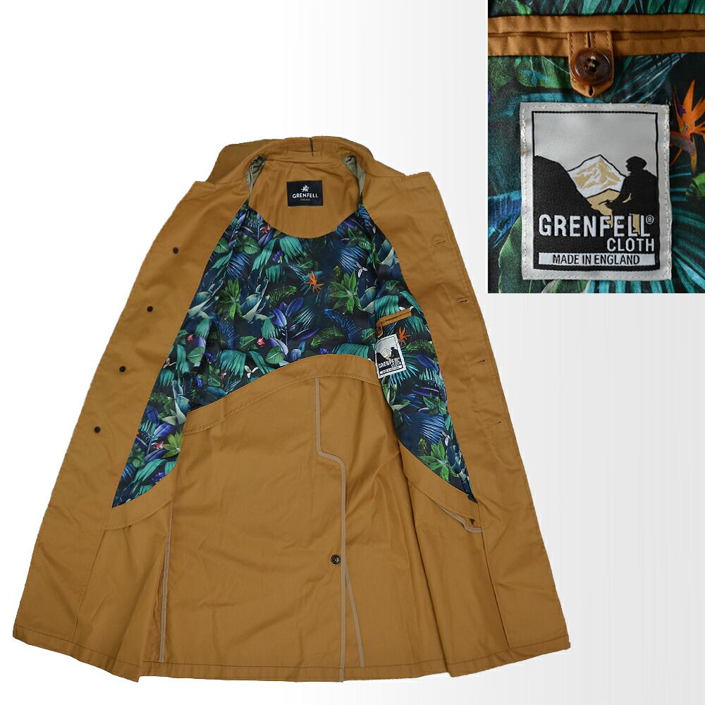 GRENFELL CAMPBELLグレンフェルSOPHNETステンカラーコート GRENFELL CAMPBELLグレンフェルSOPHNETステンカラーコート GRENFELL
