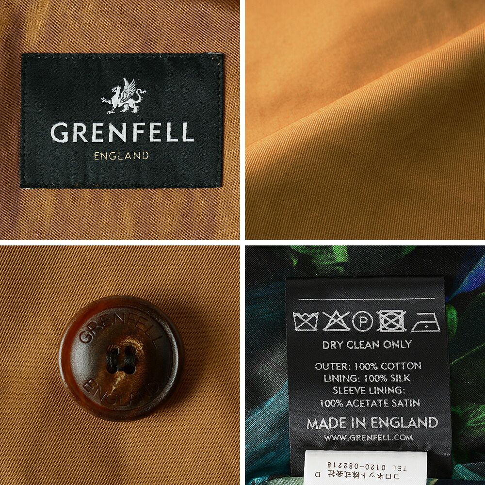GRENFELL CAMPBELLグレンフェルSOPHNETステンカラーコート GRENFELL CAMPBELLグレンフェルSOPHNETステンカラーコート GRENFELL