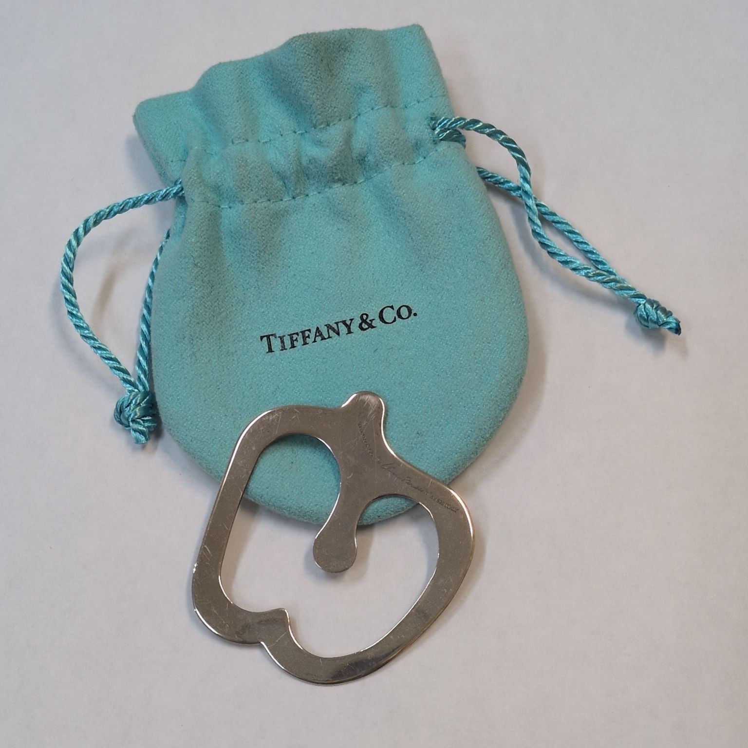 中古】TIFFANY エルサ·ペレッティ アップルブックマーク しおり りんご 