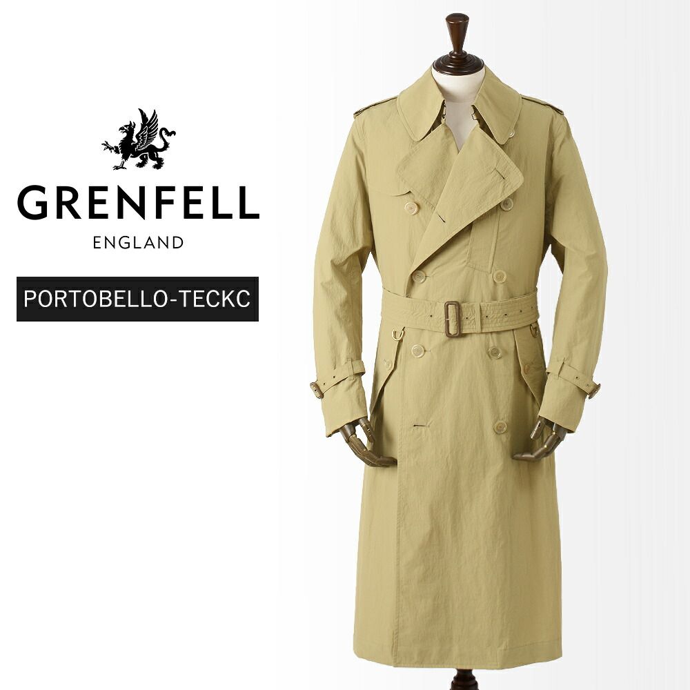 40%OFF/定価179,300円】グレンフェル 新品 トレンチコート PORTOBELLO