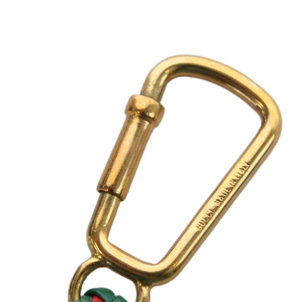 グッチ GUCCI GGロゴ シェリーライン キーホルダー チャーム ゴールド