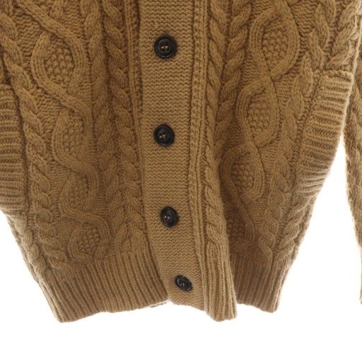 ドルモア DRUMOHR カーディガン ケーブル編み ショールカラー ウール