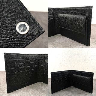 452 送料込み！ 未使用品 BVLGARI コンパクトウォレット ブラック