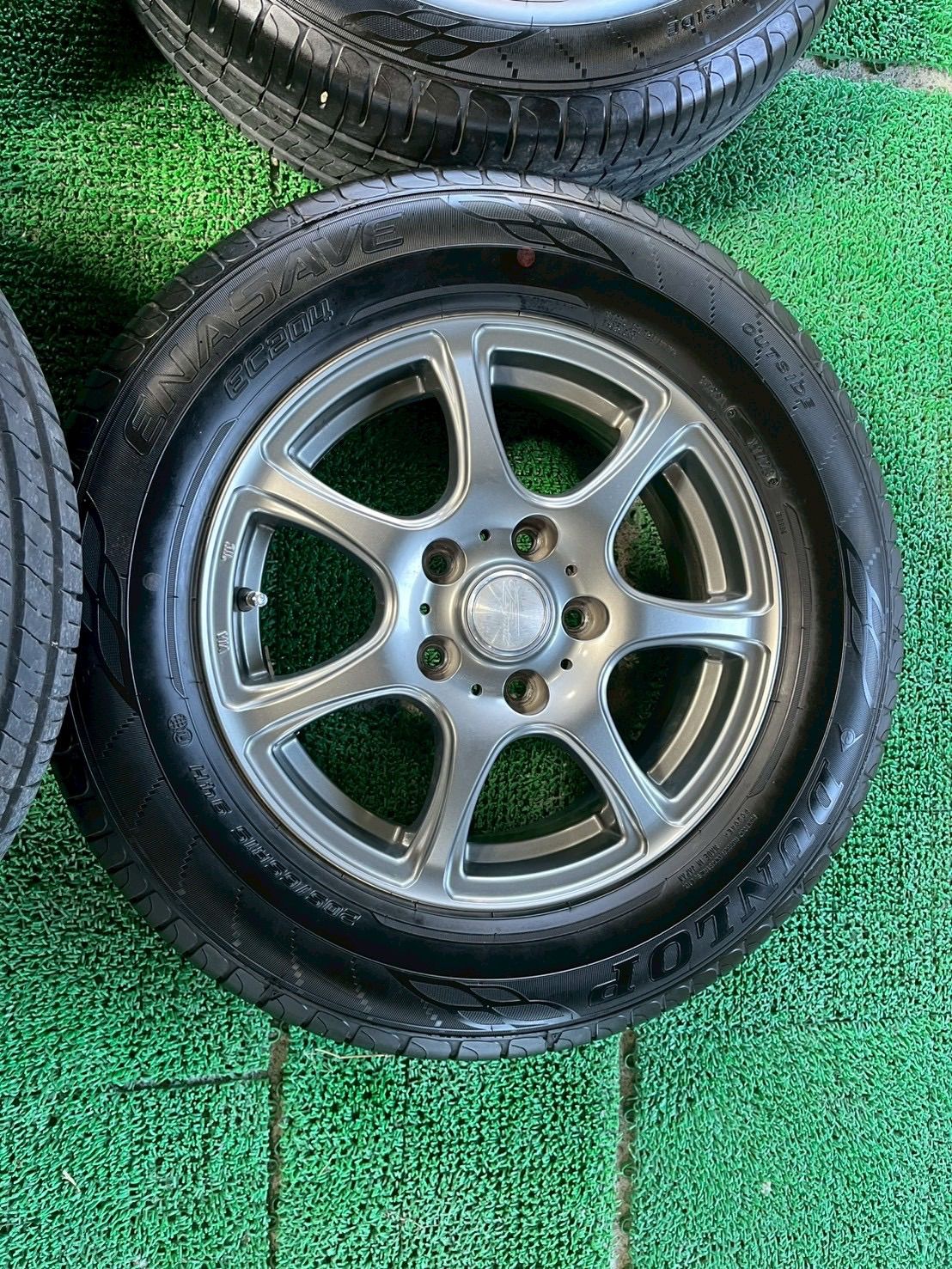 253-205 SPRINE 205/65R15 15インチ タイヤホイール 15×5.5J+45 PCD114.3/5H ダンロップ エナセーブ 2023年製 サマータイヤラジアルタイヤ