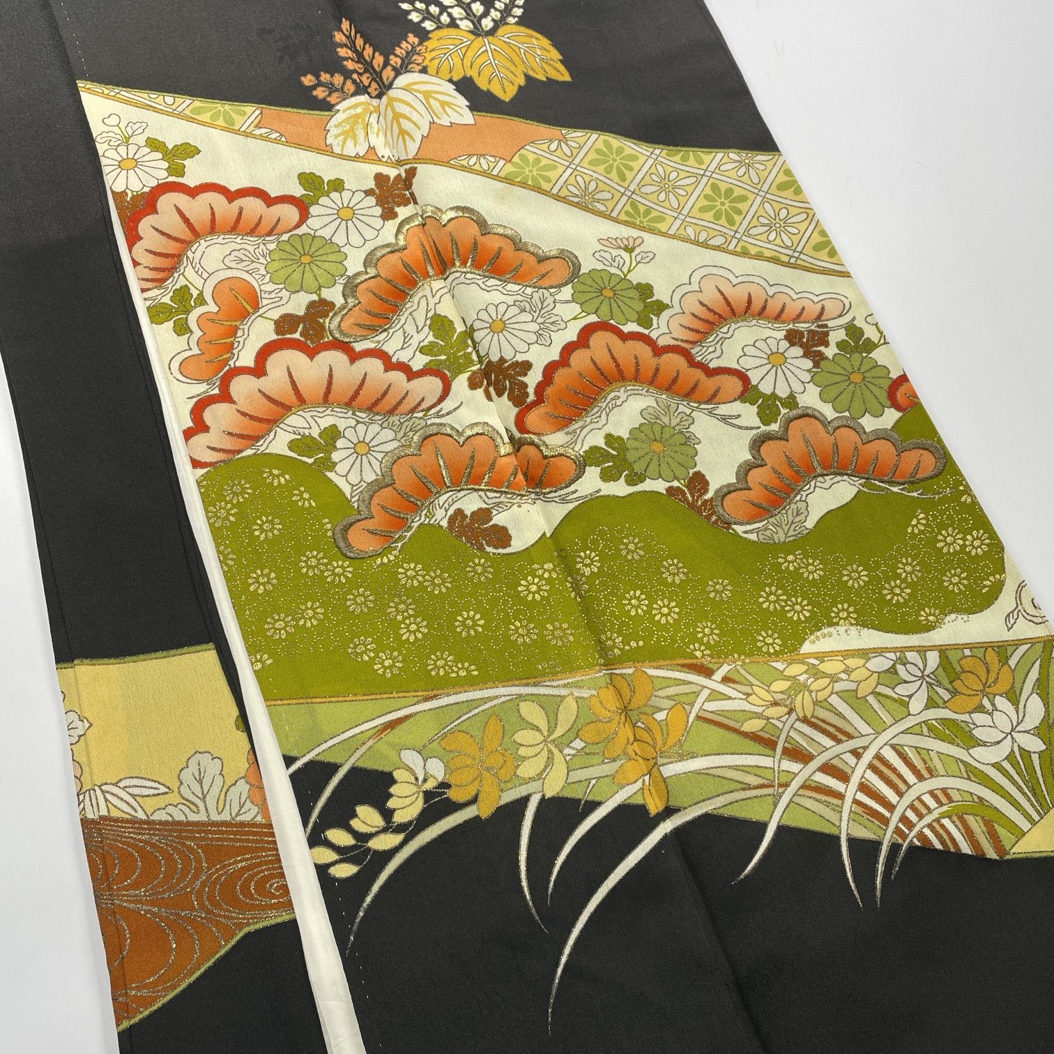 黒留袖 5枚 正絹 着物おまとめ売り 同梱購入歓迎 リメイク用 着付け