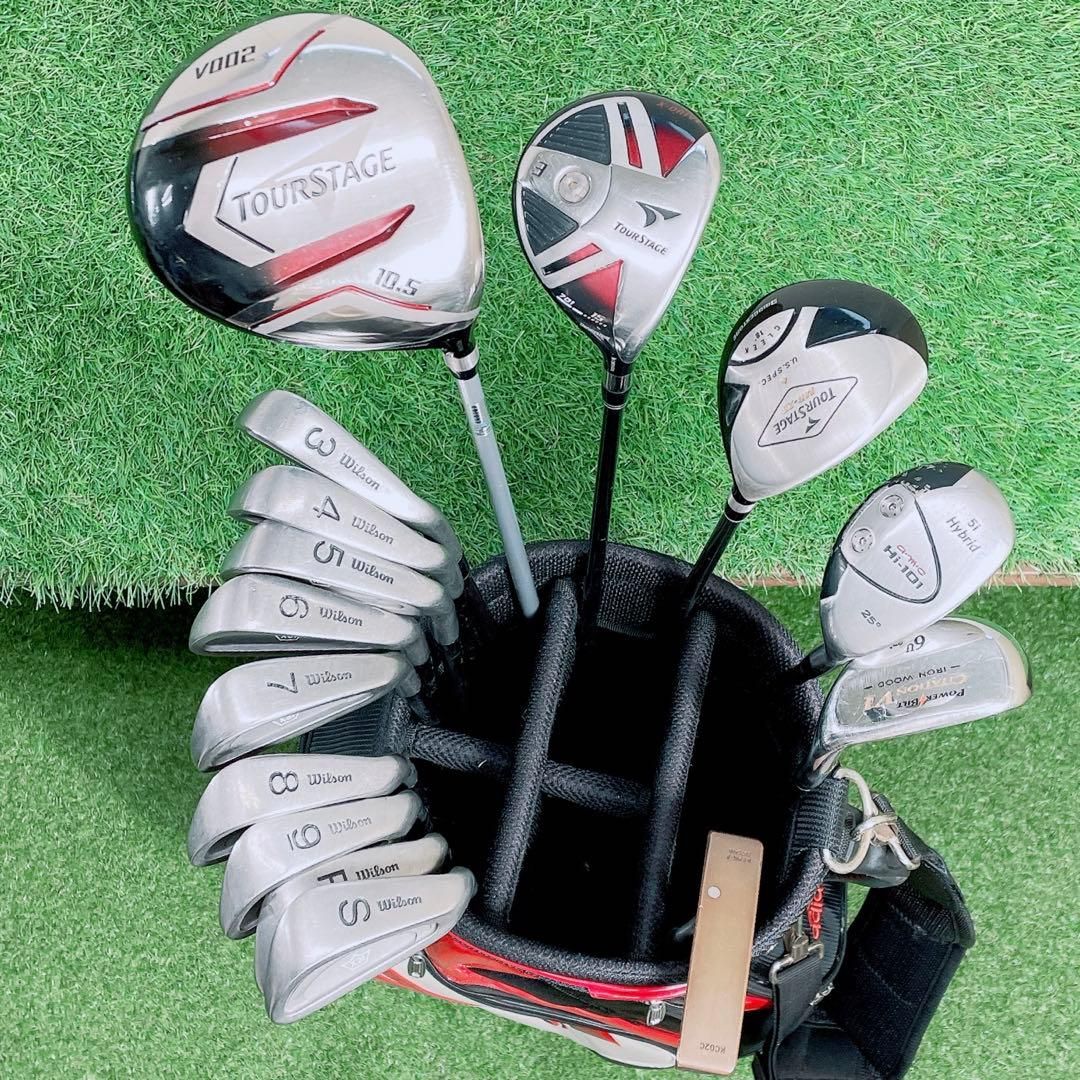 大人気　ツアーステージ　V002 ゴルフクラブセット メンズ　初心者 S 右 大人気 ツアーステージ V002 ゴルフクラブセット メンズ 初心者 S 右
