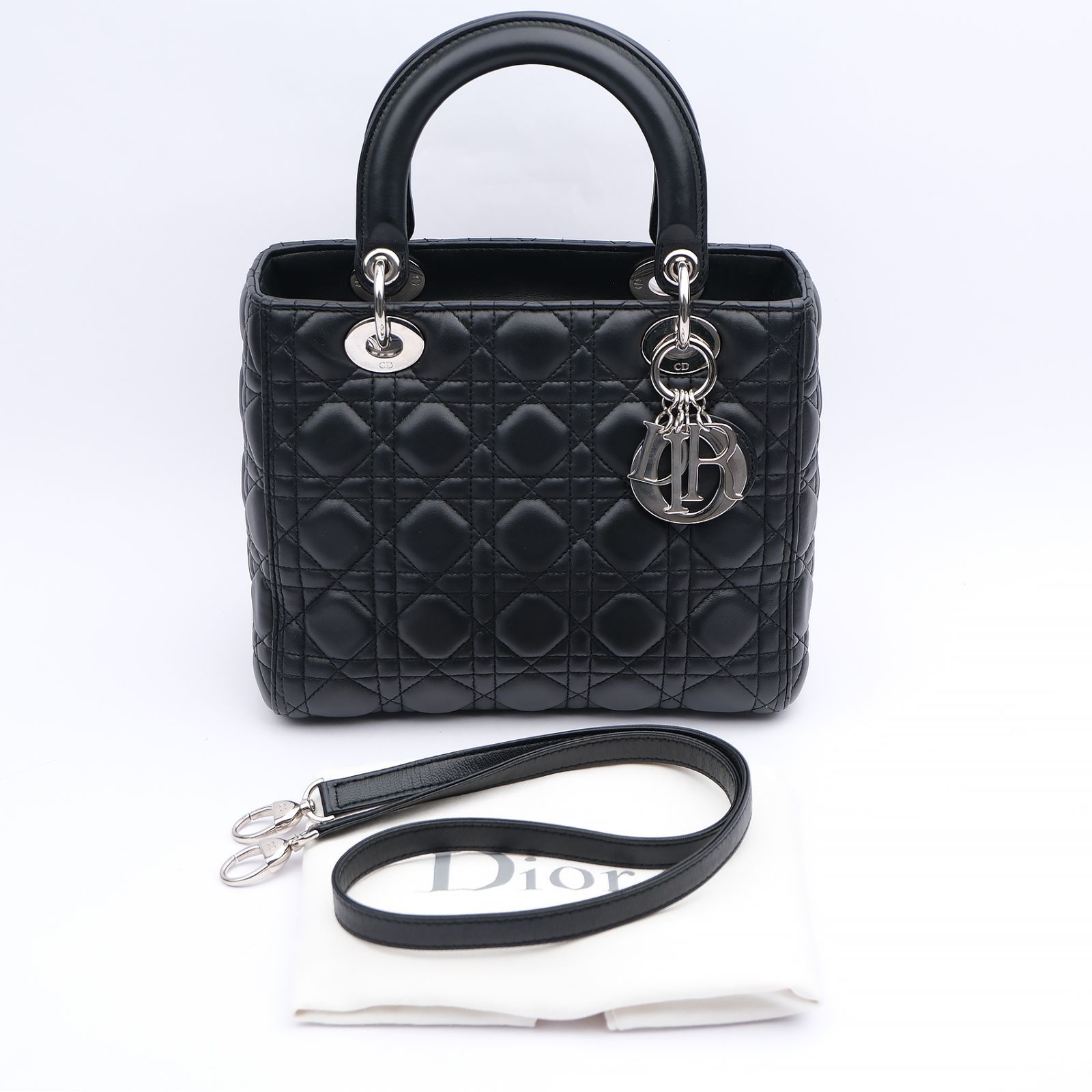 中古】【美品】Christian Dior クリスチャンディオール レディ