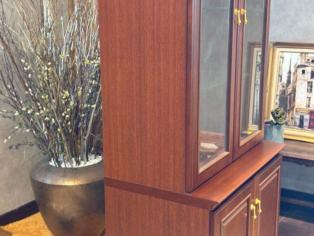 maruni マルニ木工 ガラスショーケース キャビネット アンティーク SZ