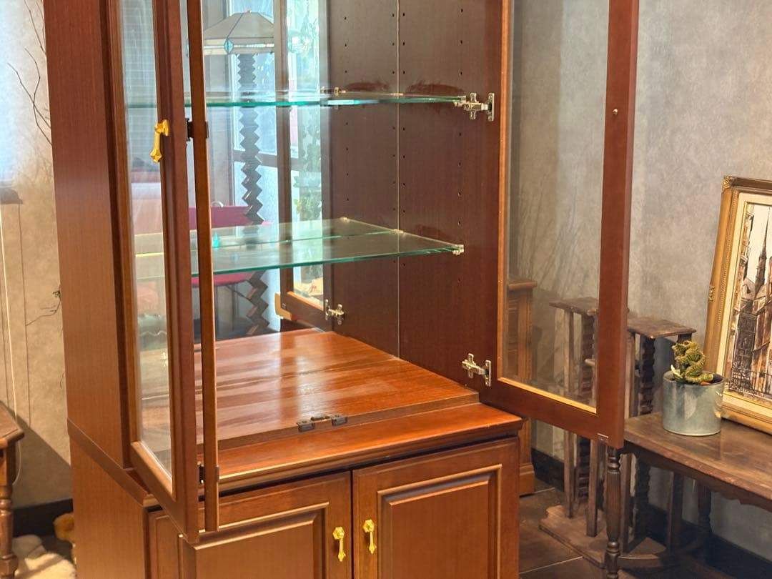 maruni マルニ木工 ガラスショーケース キャビネット アンティーク SZ