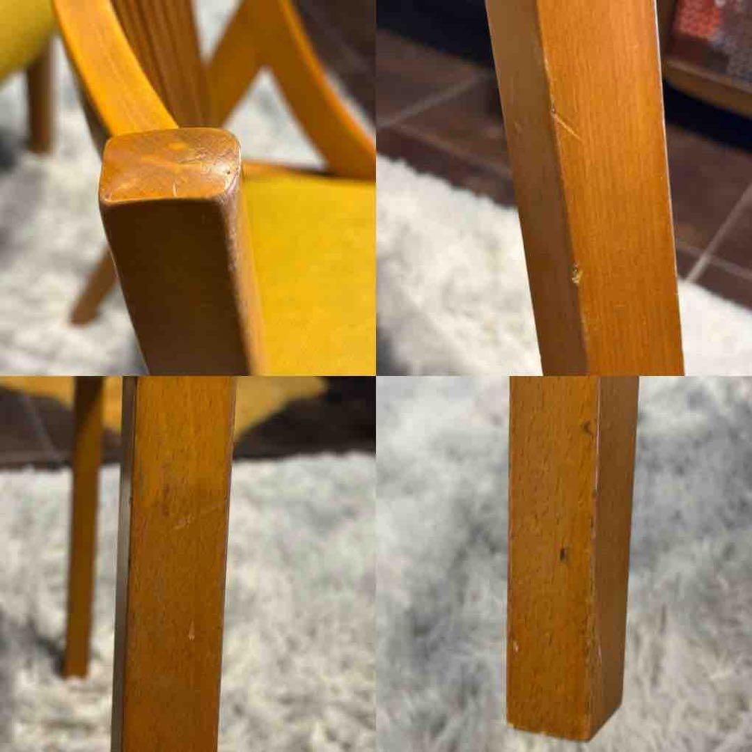 SHIRAKAWA シラカワ 飛騨高山 ダイニングチェア 尾州生地リメイク nZ