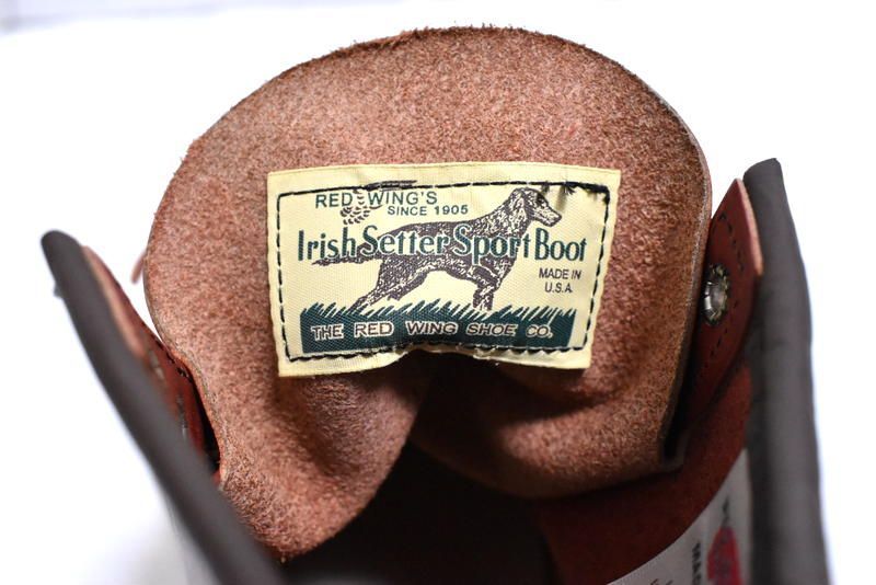 犬タグ復刻 RED WING レッドウィング 8875 モックトゥブーツ 9.5 美品 REDWING レッドウィング US7D 25cm モックトゥ 8875 復刻 四角犬