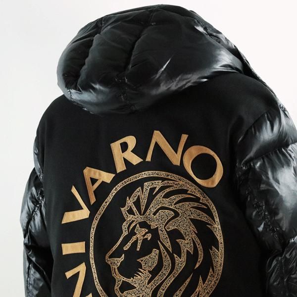 ダウンジャケット バーニヴァーノ Lサイズ BAW-IDB3402-09 BZ BARNI VARNO  ブルゾン  カジュアル 上着 秋 冬 即納 1点物 クロ ブラック 50代  60代