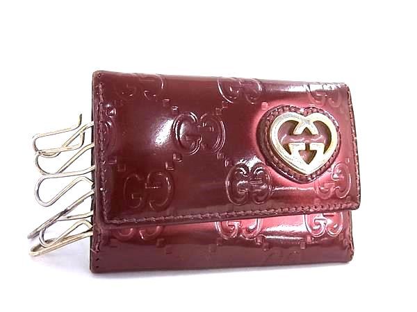 すずらん キーケース★グッチ ラブリーハート グッチシマ 美品 未使用 すずらん キーケース☆グッチ ラブリーハート グッチシマ 美品 未使用