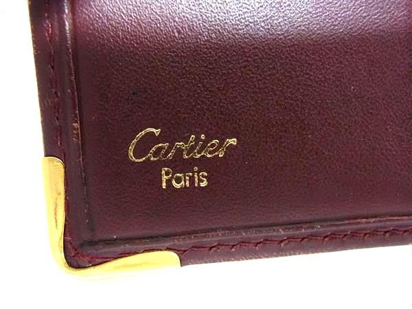 Cartier カルティエ マストライン レザー 二つ折り 財布 ウォレット