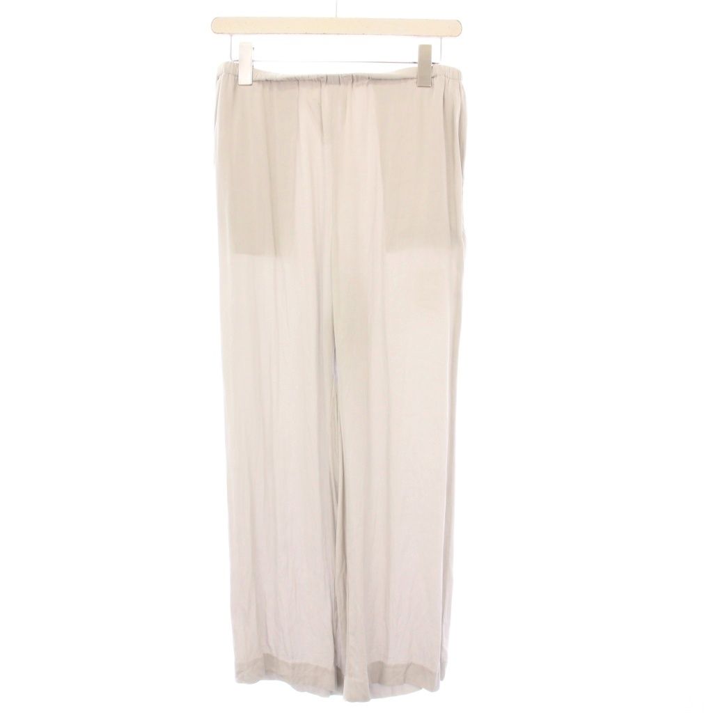 カオス CHAOS アウトレット ワイドパンツ イージー シルク F グレー