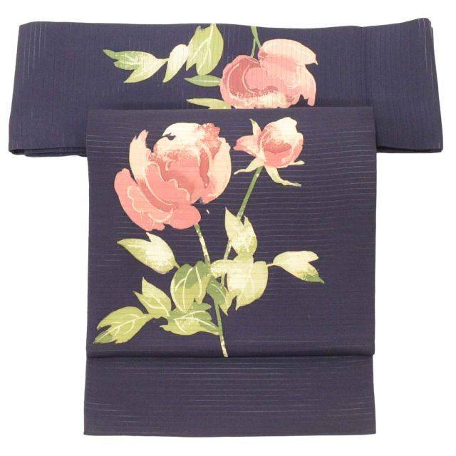 中古】 名古屋帯 夏物 夏帯 正絹 九寸 リサイクル名古屋帯 仕立て