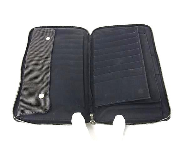 ⭐️美品⭐️HERMESエルメス エールラインパース GMポリアミド 長財布 グレー HERMES エルメス エールライン パースGM キャンバス シルバー金具