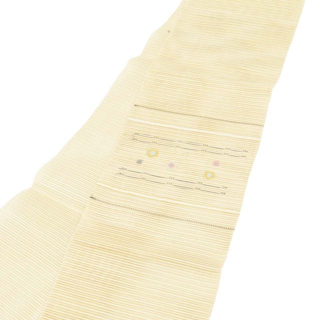 中古】 名古屋帯 夏物 夏帯 正絹 八寸 リサイクル名古屋帯 仕立て