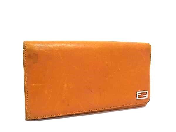 FENDI フェンディ レザー 二つ折り 長財布 ウォレット 札入れ 小銭入れ 