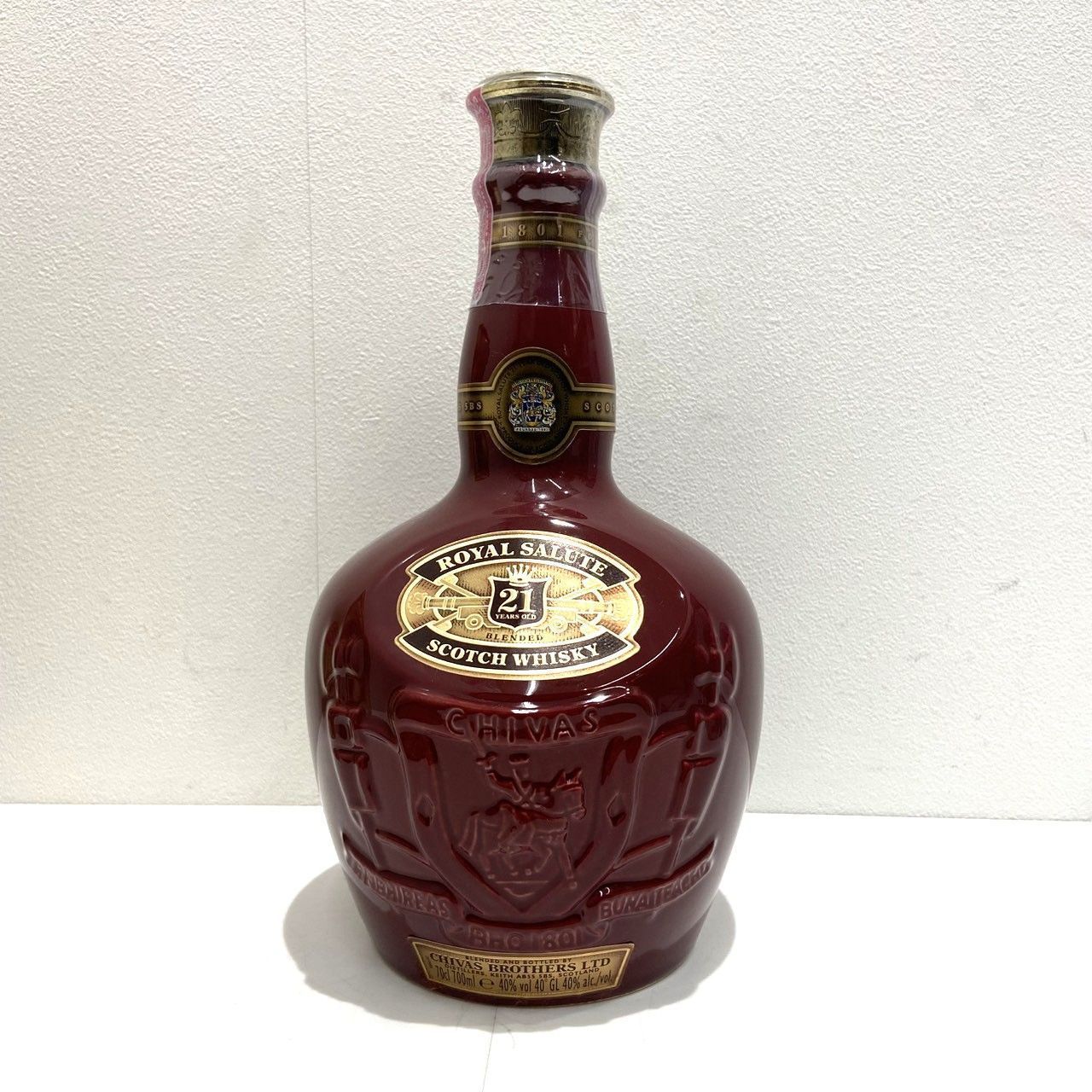 ロイヤルサルート 21年 赤 700ml 箱付 古酒 - メルカリ