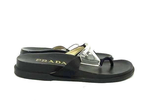 【美品】PRADA プラダ ビーチサンダル レア 駅南やまご質店オンラインショップ / プラダ ビーチサンダル パテント