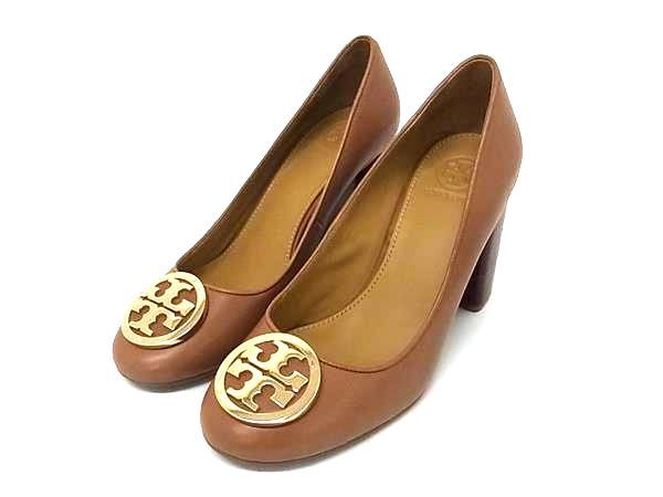 □極美品□ TORY BURCH トリーバーチ レザー ヒール パンプス 表記