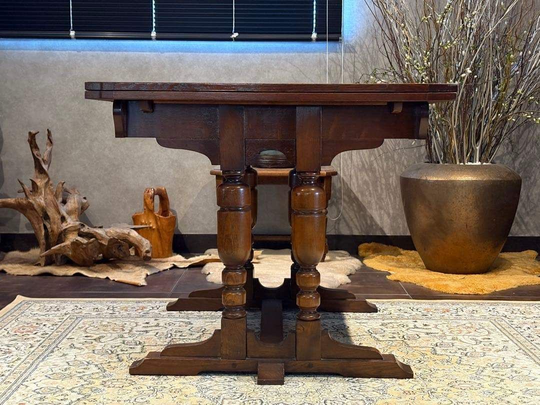 ロイズ・アンティークス ダイニングテーブル エクステンションテーブル